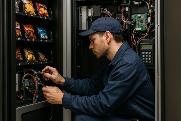 mantenimiento máquina vending